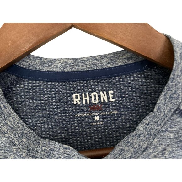 Rhône Method Seamless Blue Short Sleeve Tee Size Med - Picture 7 of 11